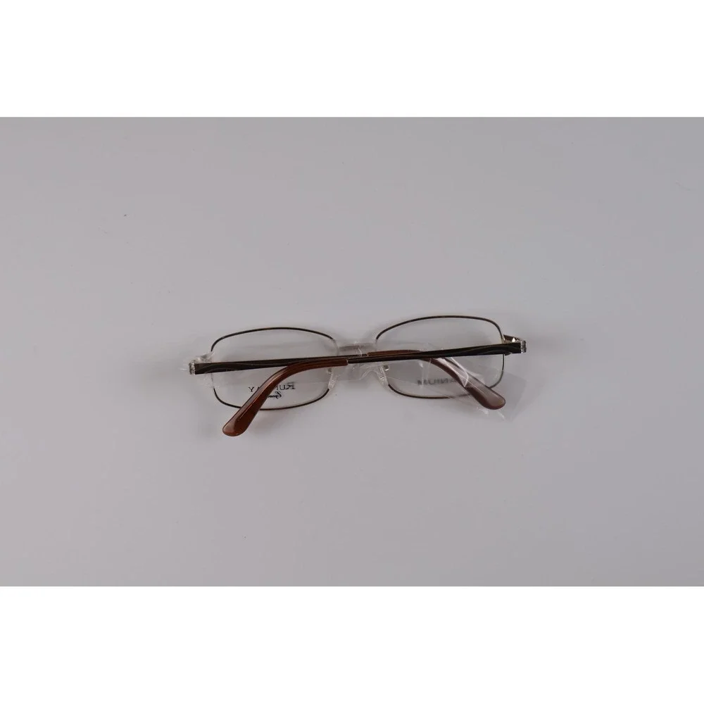 Runway Eyewear Unisex Glasses RT811 Brown Solid 53-16-135 Titanium NWT